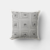 Illusion Art Minimalist Pillow – Modern Geometric  クッション (正面)