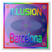 "ILLUSION Barcelona"タイル! タイル (正面)