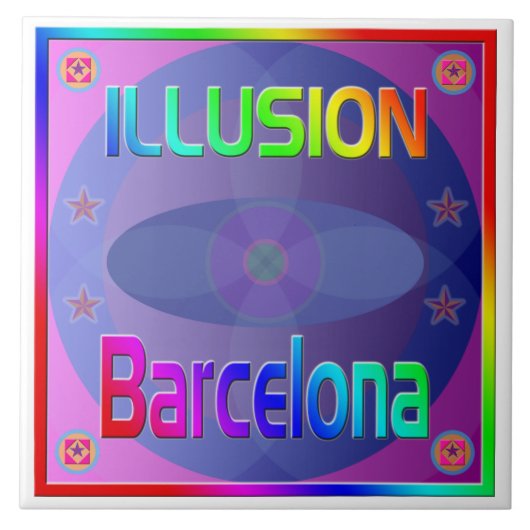 "ILLUSION Barcelona"タイル! タイル (正面)
