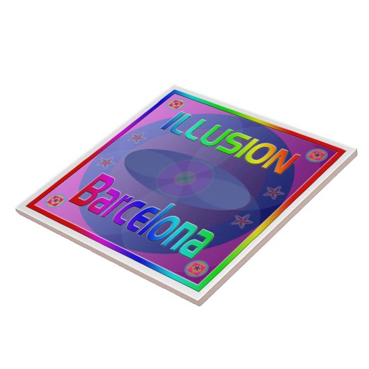 "ILLUSION Barcelona"タイル! タイル (側面)