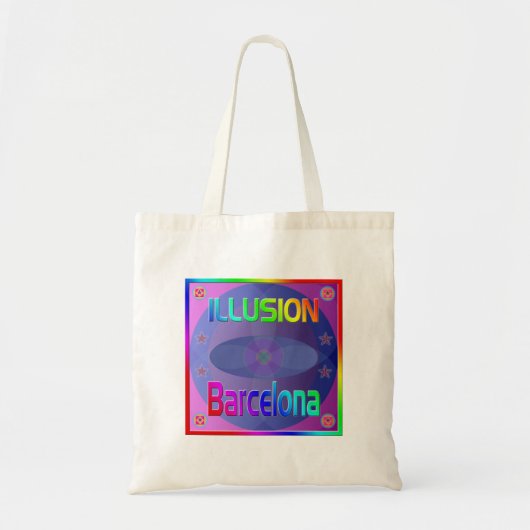 "ILLUSION Barcelona"バッグ! トートバッグ (正面)