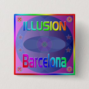 "ILLUSION Barcelona"ボタン！ 缶バッジ