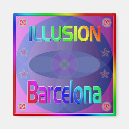 "ILLUSION Barcelona"マグネット！ マグネット (正面)