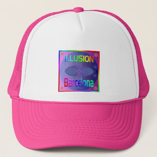 "ILLUSION Barcelona"帽子！ キャップ (正面)