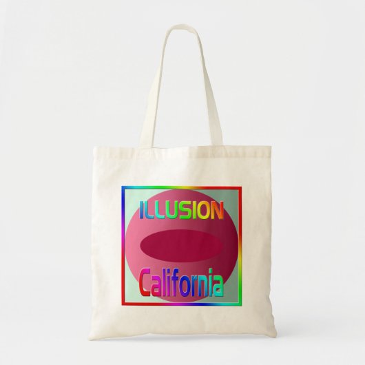 "ILLUSION California"バッグ! トートバッグ (正面)