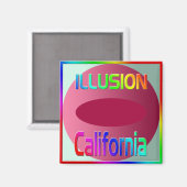 "ILLUSION California"マグネット! マグネット (正面/裏面)