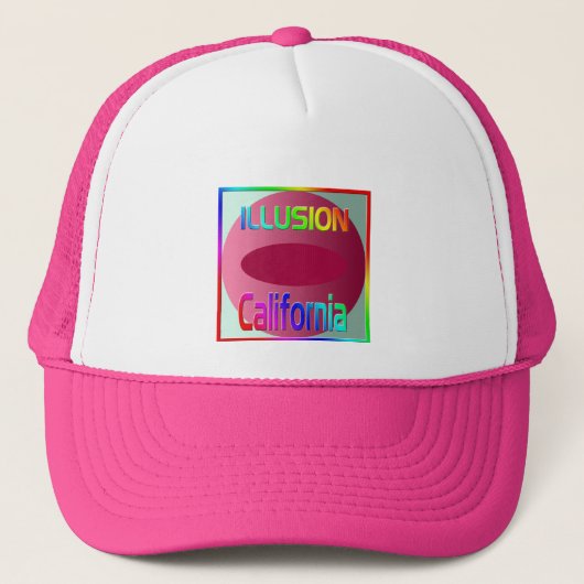 "ILLUSION California"帽子 キャップ (正面)