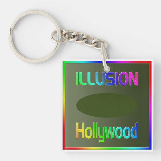 "ILLUSION Hollywood"キーチェーン! キーホルダー (正面)