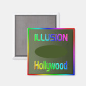 "ILLUSION Hollywood"タイル！ マグネット (正面/裏面)