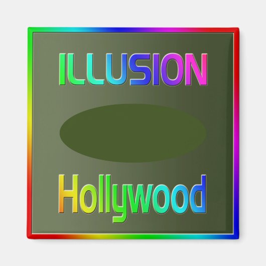 "ILLUSION Hollywood"タイル！ マグネット (正面)