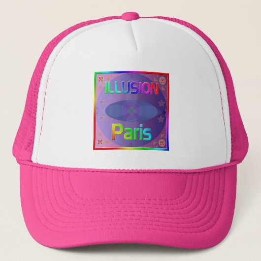 "ILLUSION Paris"帽子 キャップ (正面)