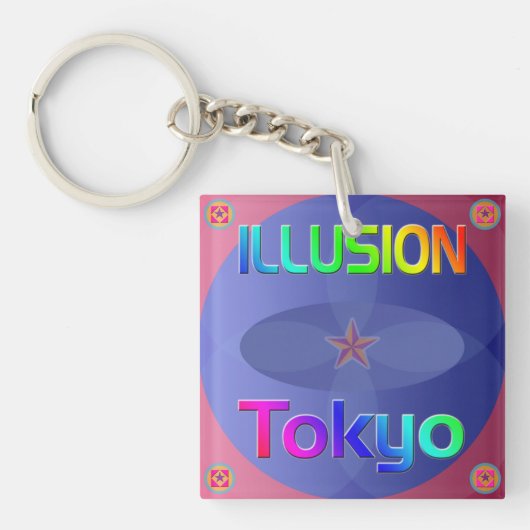 "ILLUSION Tokyo"キーチェーン！ キーホルダー (正面)