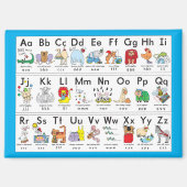 Illustrated Alphabet Animals マグネット (正面)