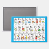 Illustrated Alphabet Animals マグネット (正面/裏面)