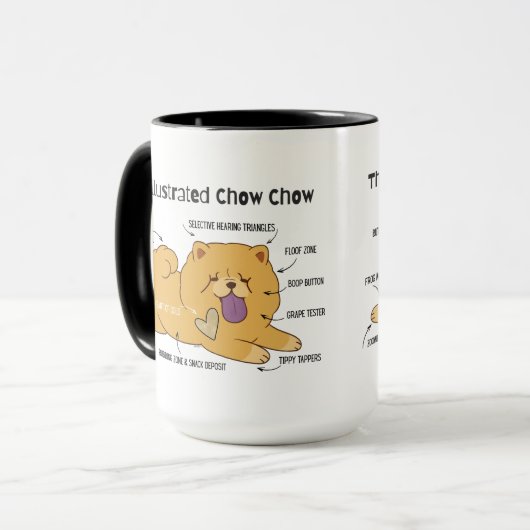 ILLUSTRATED CHOW  マグカップ (正面左)