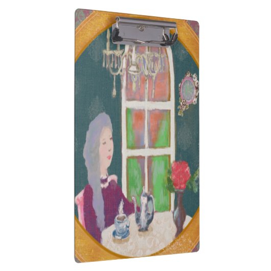 Illustrated Clipboard – Colorful Pattern Design クリップボード (右)