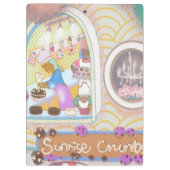 Illustrated Clipboard – Colorful Pattern Design クリップボード (裏面)