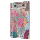 Illustrated Clipboard – Colorful Pattern Design クリップボード (左)