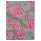 Illustrated Clipboard – Colorful Pattern Design クリップボード (裏面)