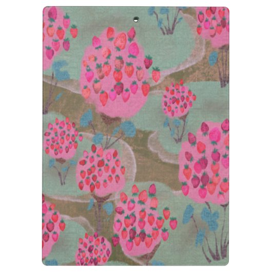 Illustrated Clipboard – Colorful Pattern Design クリップボード (裏面)