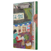 Illustrated Clipboard – Colorful Pattern Design クリップボード (左)