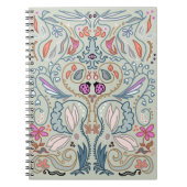 Illustrated Ladybugs and Leaves ノートブック (正面)