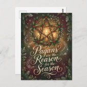 Illustrated Pagans Are the Reason for the Season ポストカード (正面/裏面)