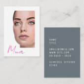 Illustrated Portrait MUA Business Card 名刺 (正面/裏面)