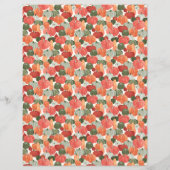 Illustrated Pumpkin Patch Scrapbook Paper (裏面)