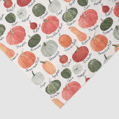 Illustrated Pumpkin Types 薄葉紙 (詳細)