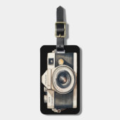 Illustrated SLR Camera Professional Photographer ラゲッジタグ (正面縦)