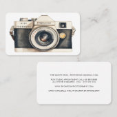 Illustrated SLR Camera Professional Photographer 名刺 (正面/裏面)