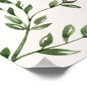 Illustrated Wedding Bar Menu Poster ポスター (角)