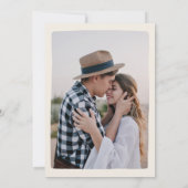 Illustrated Whimsical Hand-Drawn Wedding セーブザデート (裏面)