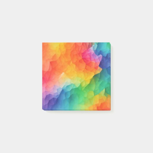 illustration abstraite couleurs de l'arc-en-ciel ポストイット (正面)