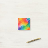 illustration abstraite couleurs de l'arc-en-ciel ポストイット (デスク上)