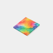 illustration abstraite couleurs de l'arc-en-ciel ポストイット (アングル)