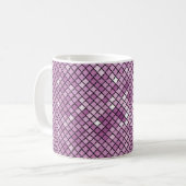 Illustration background carbon with a frame of dif コーヒーマグカップ (正面左)