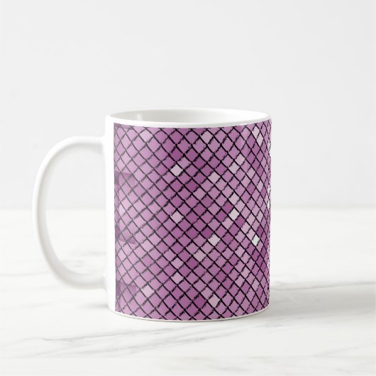 Illustration background carbon with a frame of dif コーヒーマグカップ (左)