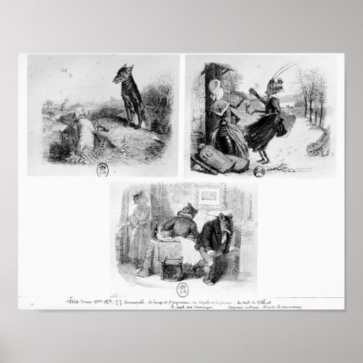 Illustration for 'The Wolf and the Lambb' ポスター (正面)