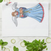 Illustration of Angels キッチンタオル (折り畳み)