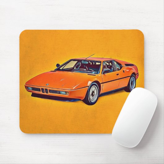Illustration of BMW M1 マウスパッド (マウス)