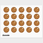 Illustration of bread  ラウンドシール (シート)