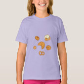Illustration of bread  tシャツ (正面)