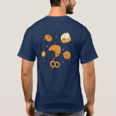Illustration of bread tシャツ (裏面)