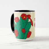 Illustration of cacti マグカップ (正面左)