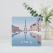 illustration of eiffel tower in paris シーズンカード (スタンド正面)