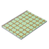 Illustration of hamburger patterns ノートブック (左側)