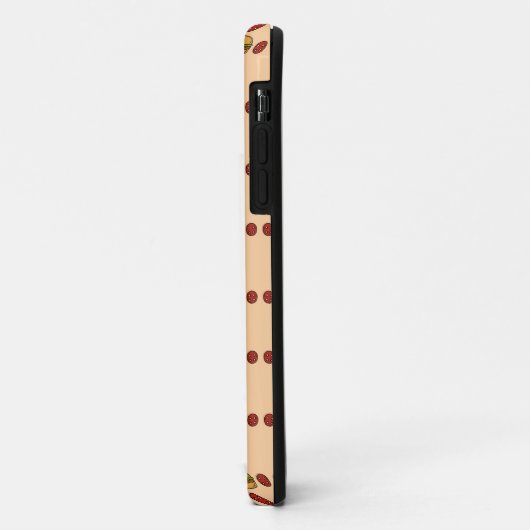 Illustration of hamburger patterns Case-Mate iPhoneケース (裏面/左)