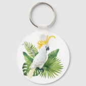 Illustration of parrot cockatoo キーホルダー (裏面)